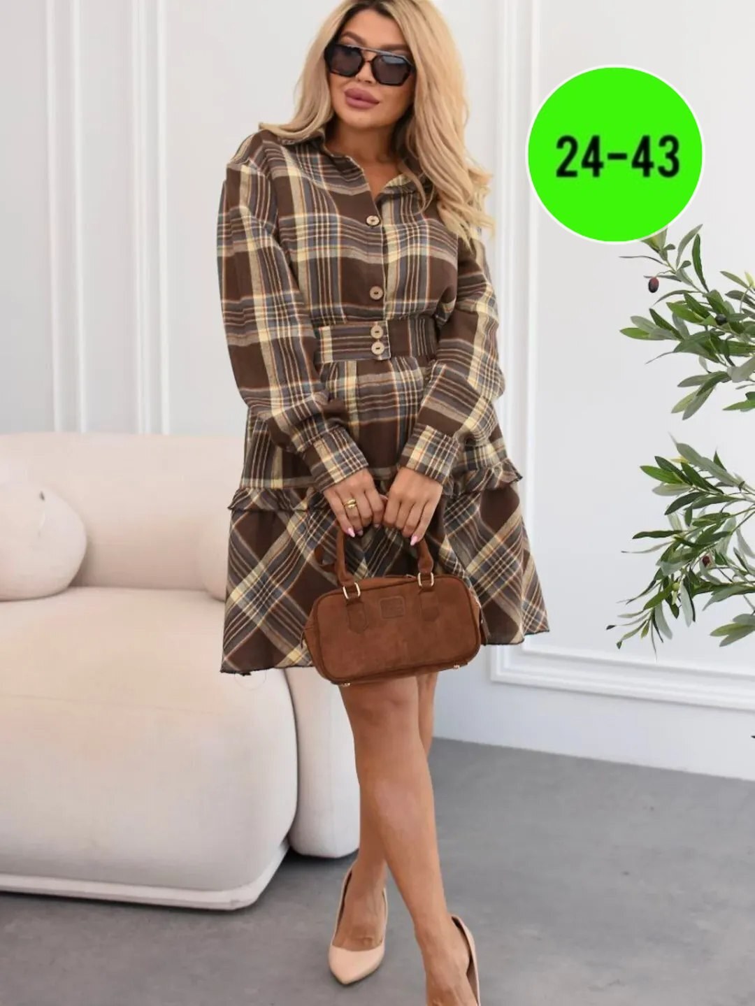 женское платье в клетку,платье в клетку,платье в клетку большие размеры,костюм женский,повседневные платья