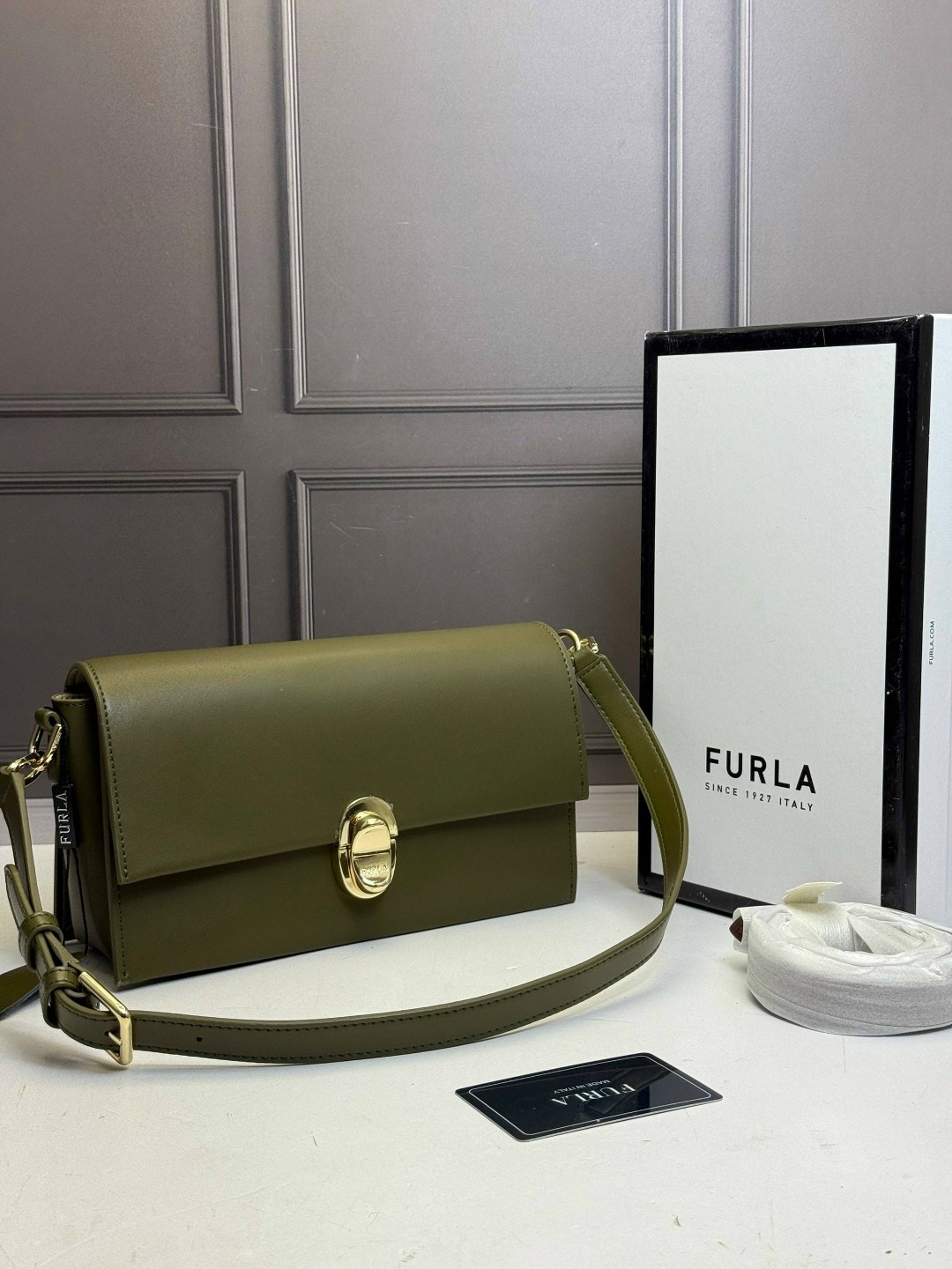 furla маленькая сумка через плечо 1927, зеленый,сумка женская furla,сумка furla,furla мини-сумка 1927 зеленый,сумка furla 1927