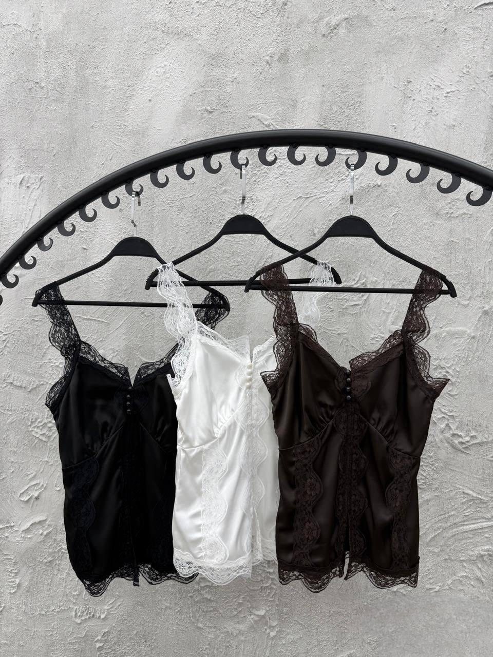 женские топы,топ с кружевом,топик женский,шелковая майка с кружевом,кружевной топ женский