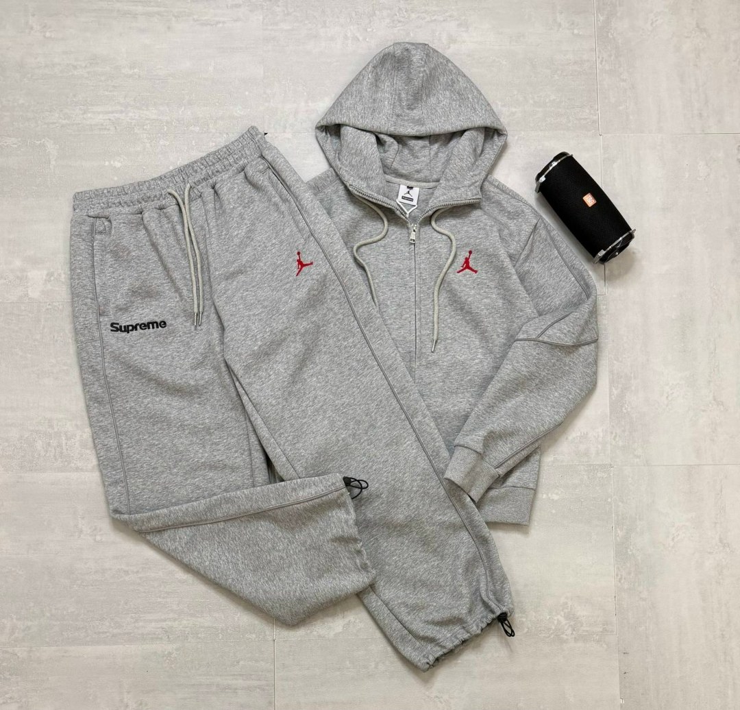 спортивный костюм jordan,мужской костюм на флисе джордан,jordan jumpman fleece sweat suit set grey,спортивный костюм nike jordan серого цвета,серые костюмы джордан мужские найк