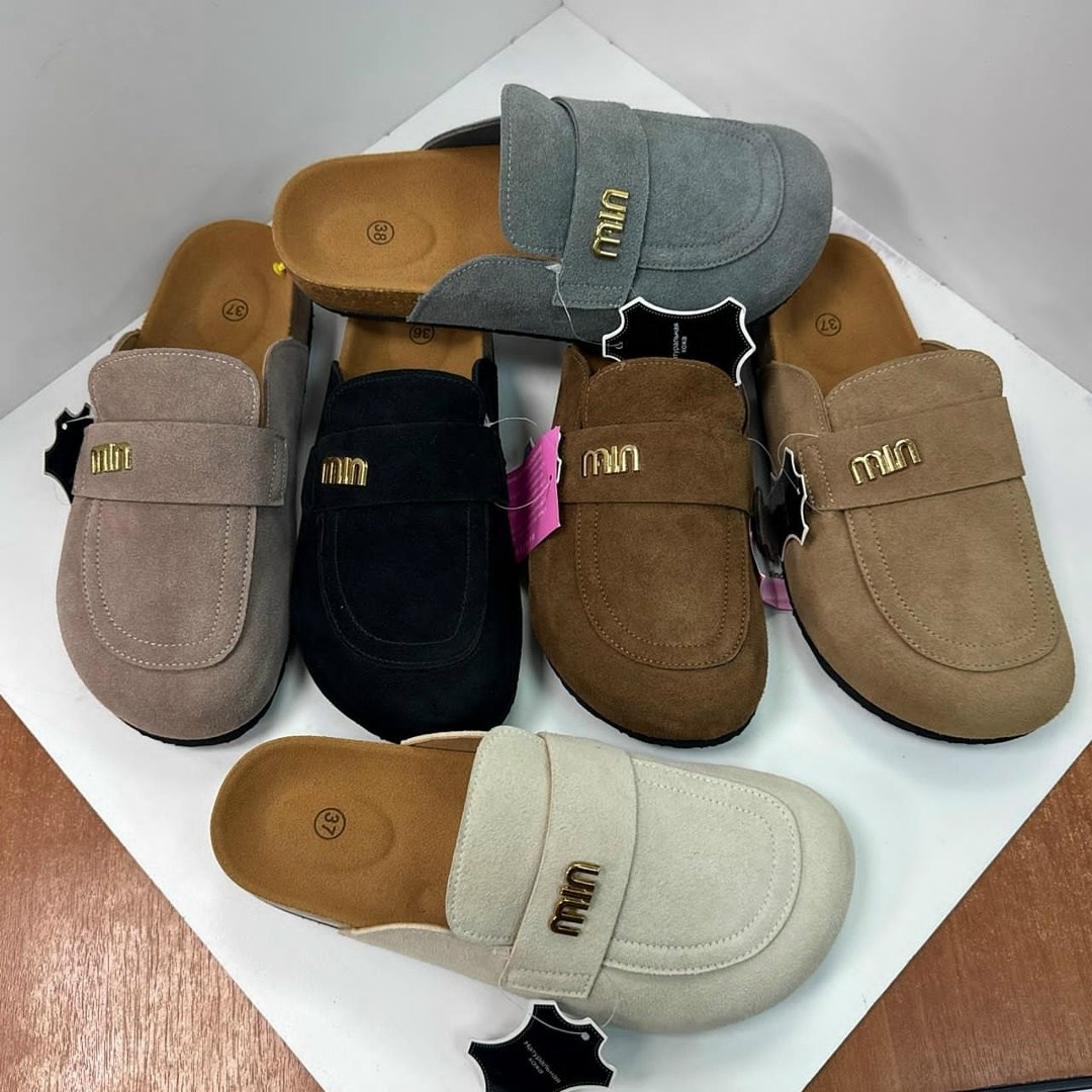 ,мюли сабо,мюли miu miu,сабо замшевые,женские шлепанцы