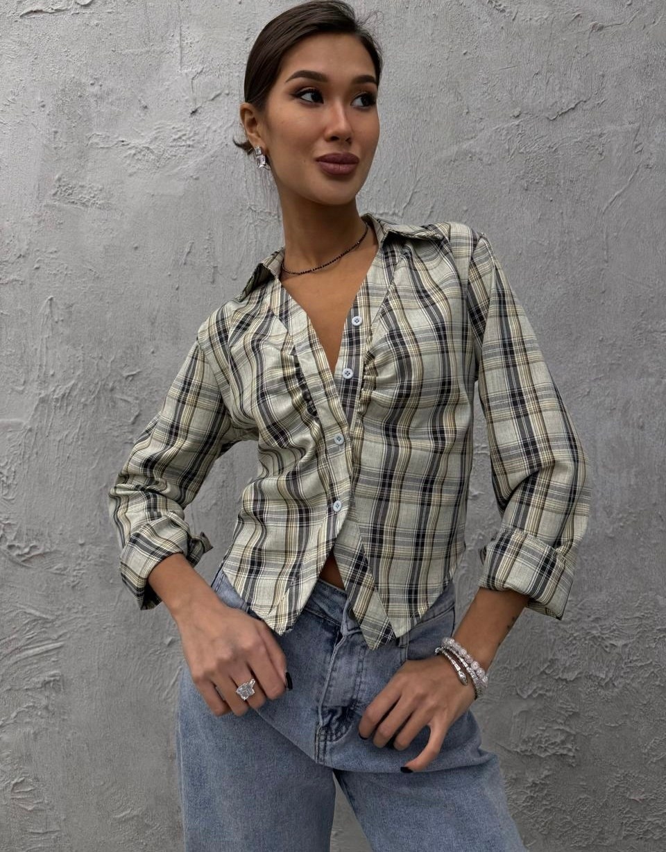 женская рубашка в клетку,рубашка женская,блузка стильная,рубашка в клетку,стильная рубашка