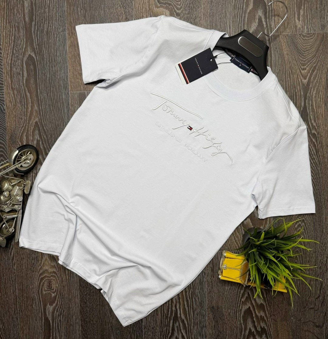 мужская футболка tommy hilfiger,футболки tommy hilfiger,футболки для мужчин,мужская футболка,футболки мужские белые
