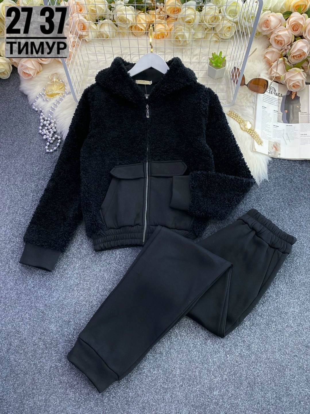 костюм теплый женский 49708,костюм женский ,женский костюм,женский костюм двойка,костюм женский на флисе