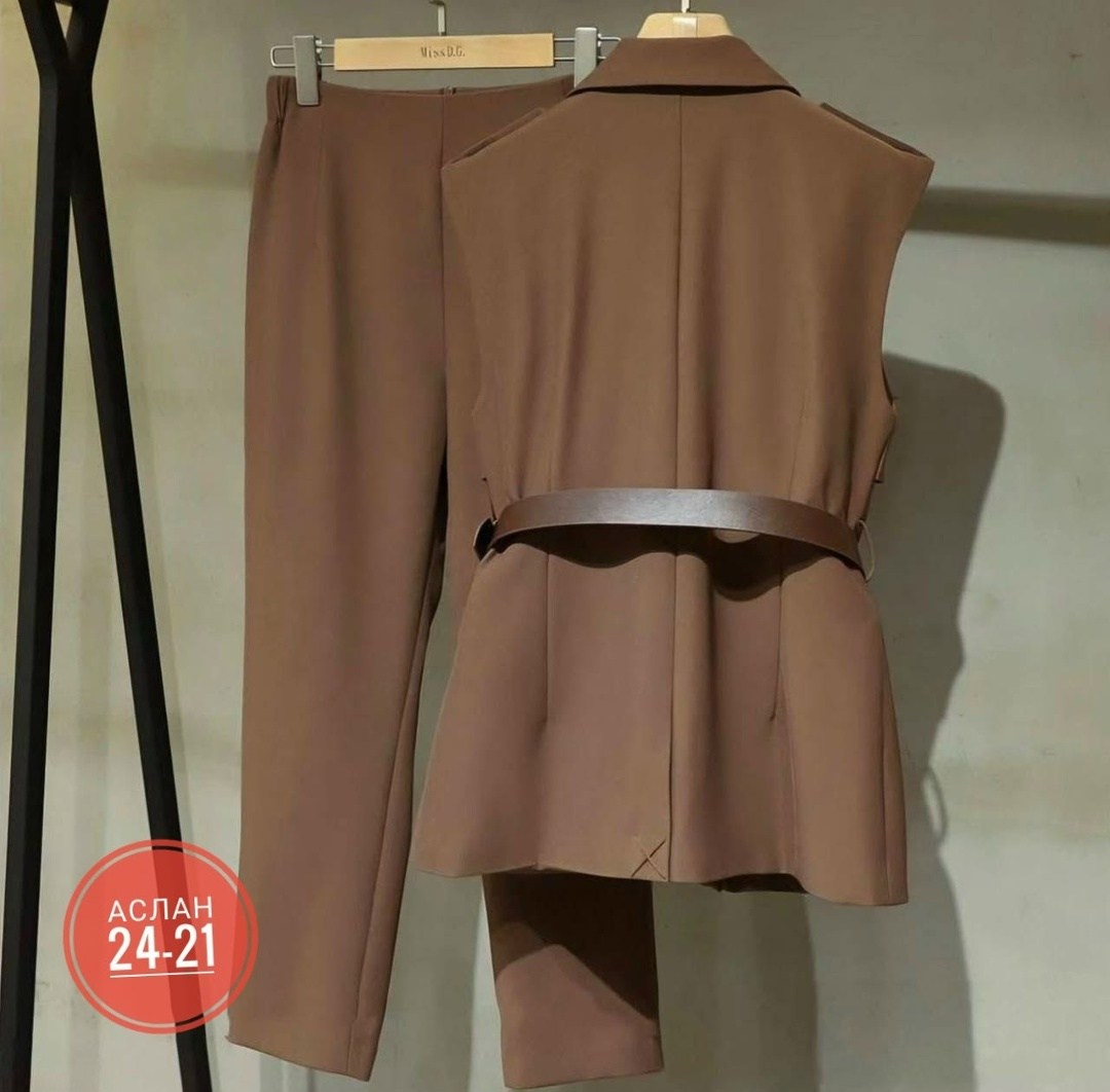 костюм тройка женский,женский костюм-двойка, осенне-весенний тонкий жилет и брюки в западном стиле,женский повседневный брючный костюм vgh,элегантный костюм,женские костюмы