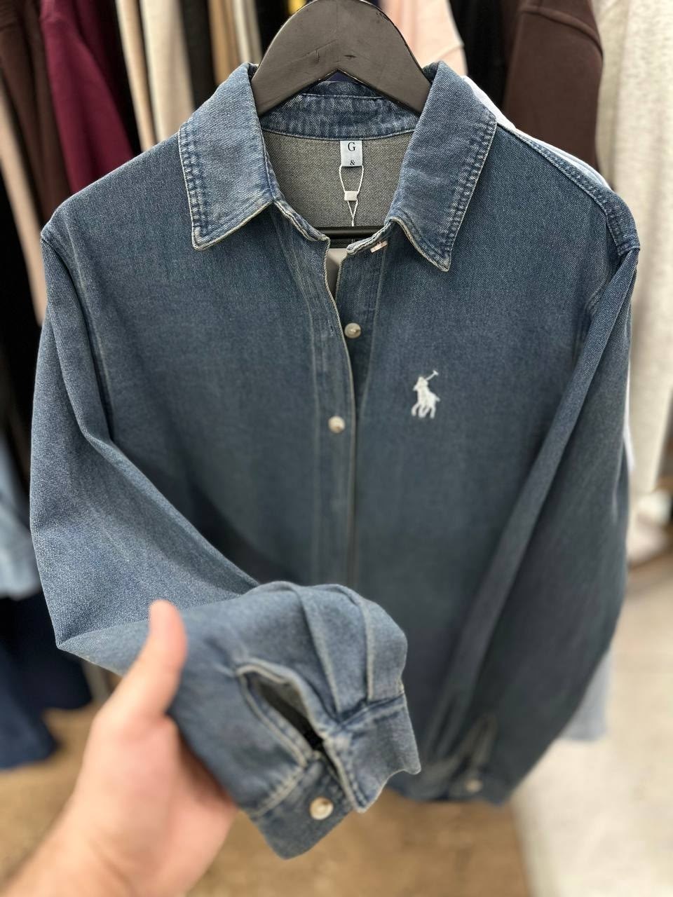 мужская джинсовая рубашка,джинсовая рубашка polo ralph lauren,джинсовая рубашка,рубашка polo ralph lauren,ralph lauren рубашка