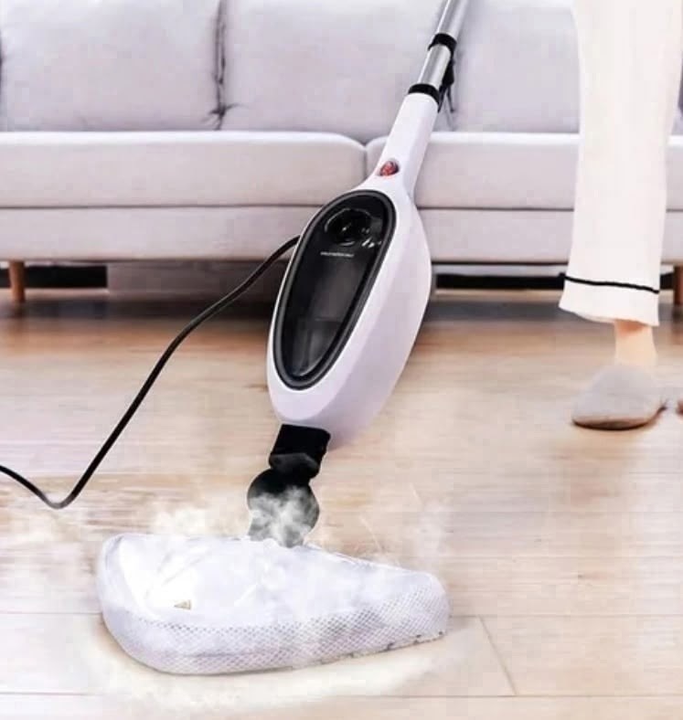 паровая швабра,паровая швабра "12 в 1" многофункциональная для уборки дома белого цвета,паровая швабра с насадками,паровая швабра и пароочиститель,паровая швабра с вертикальным отпаривателем