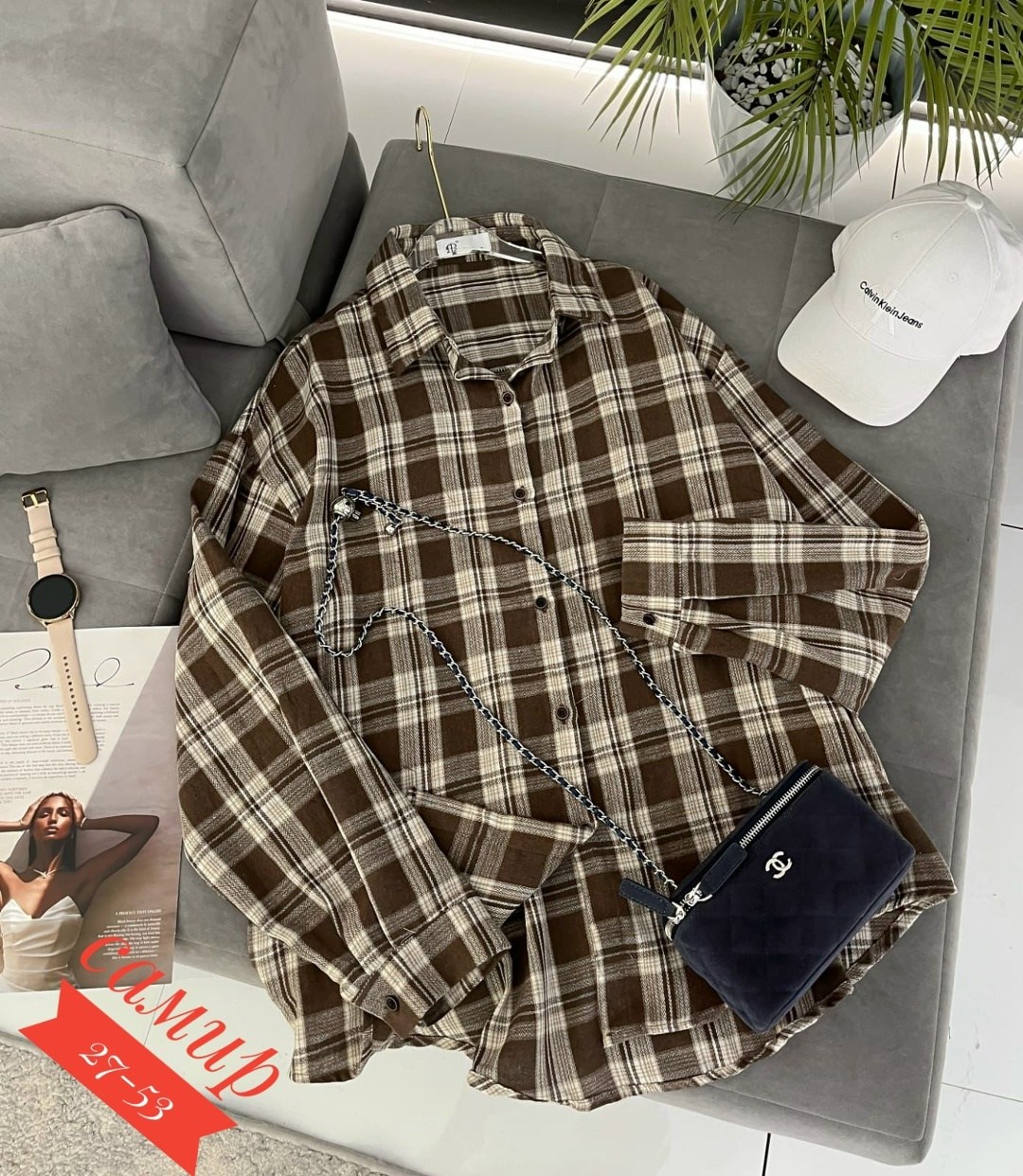 рубашка женская оверсайз в клетку,рубашка в клетку,рубашка в клетку с майкой beststyle,рубашка женская,рубашка оверсайз