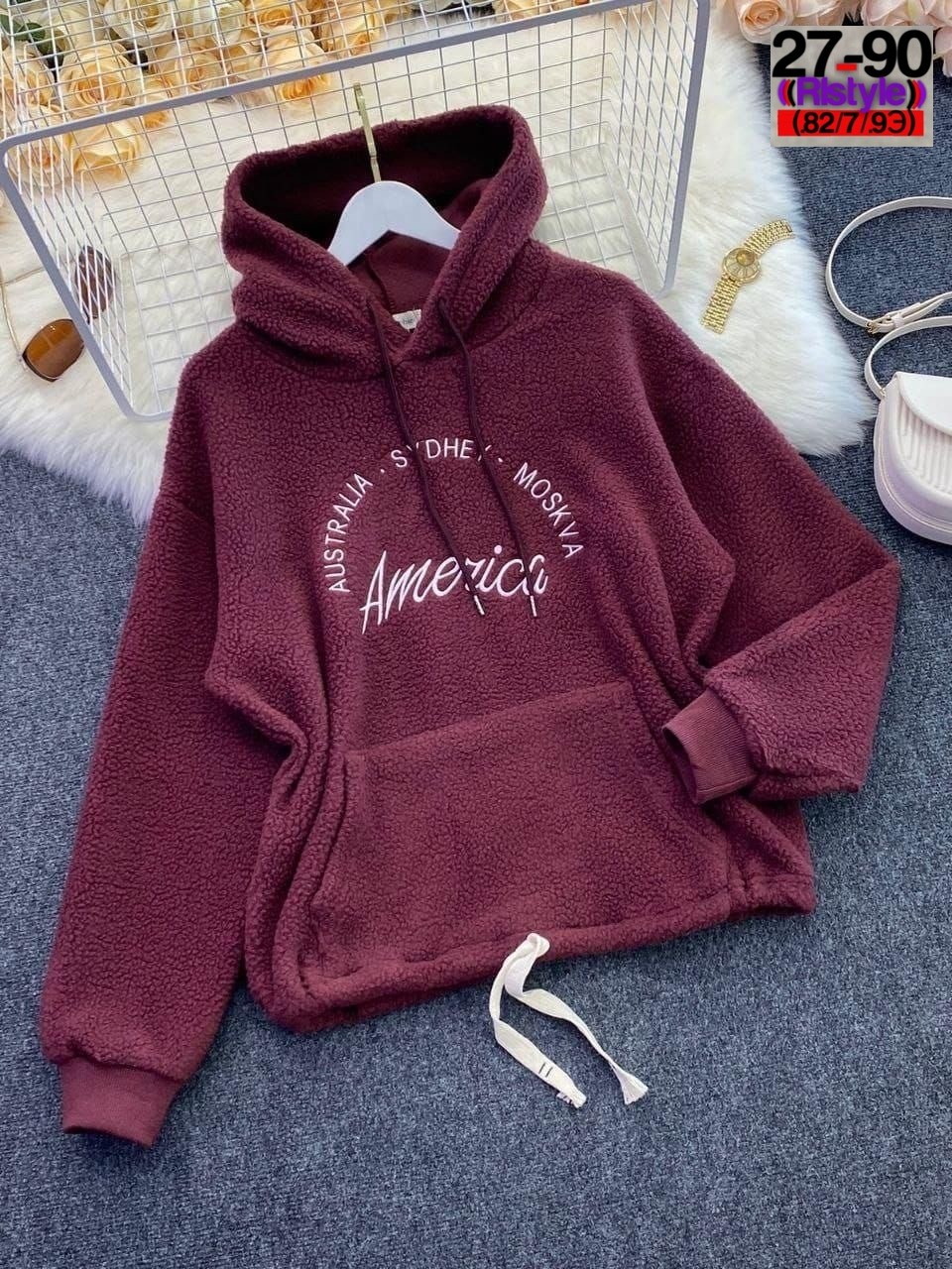 толстовки женская,кофта барашек,свитшот женская,кофта худи,плюшевое худи