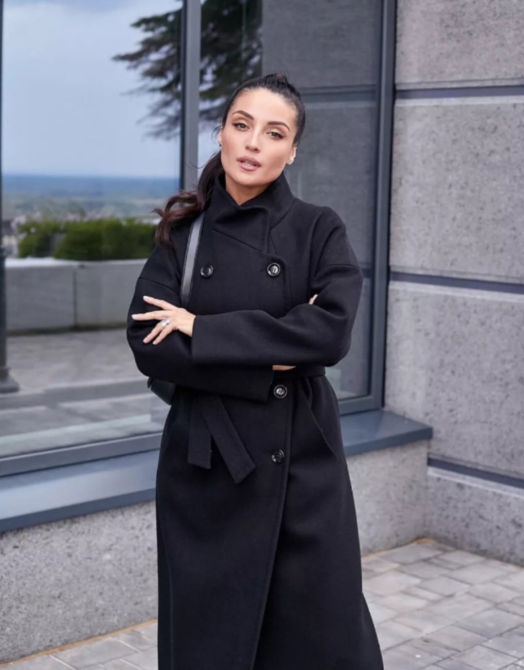 коричневое пальто женское,длинное пальто,пальто коричневое,шерстяное пальто,пальто dava 7006 шоколадное