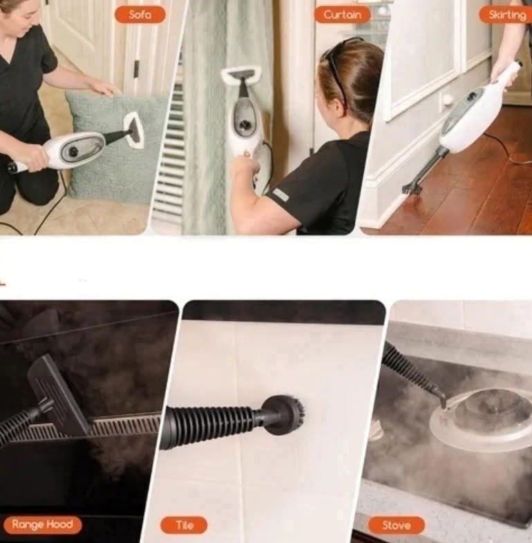 паровая швабра,паровая швабра "12 в 1" многофункциональная для уборки дома белого цвета,паровая швабра с насадками,паровая швабра и пароочиститель,паровая швабра с вертикальным отпаривателем