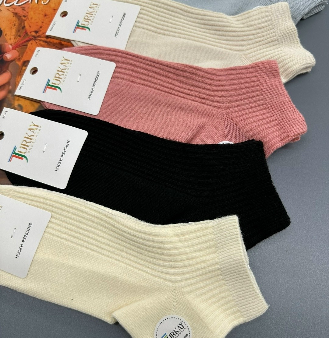 носки женские,носки женские 10 пар,носки комплект,носки turkan женские,носки женские короткие набор 10 пар хлопок
