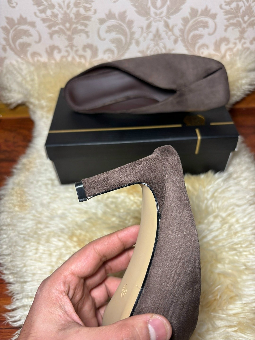 ,замшевые мюли,мюли kitten heel,женская ,женские мюли