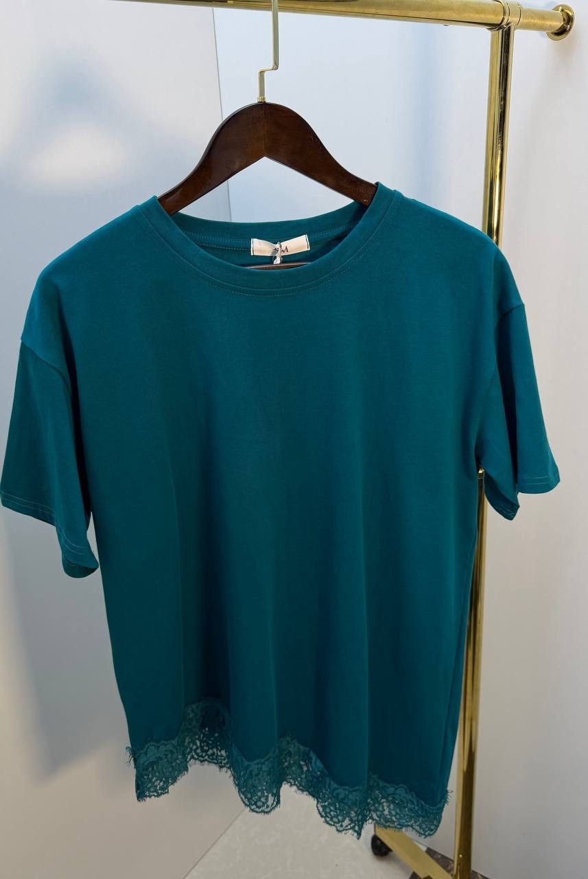 футболка с кружевами,футболка с кружевными вставками,желтая футболка,футболки женская,футболки модные