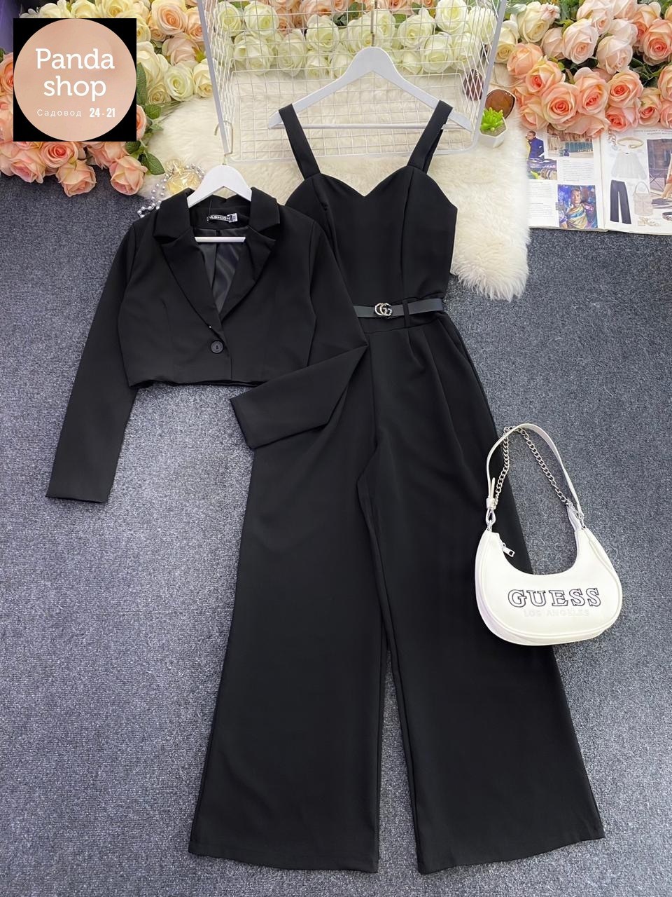 костюм с брюками палаццо,белый костюм женский брючный палаццо,белый брючный костюм палаццо,брючный костюм,костюм белый брючный