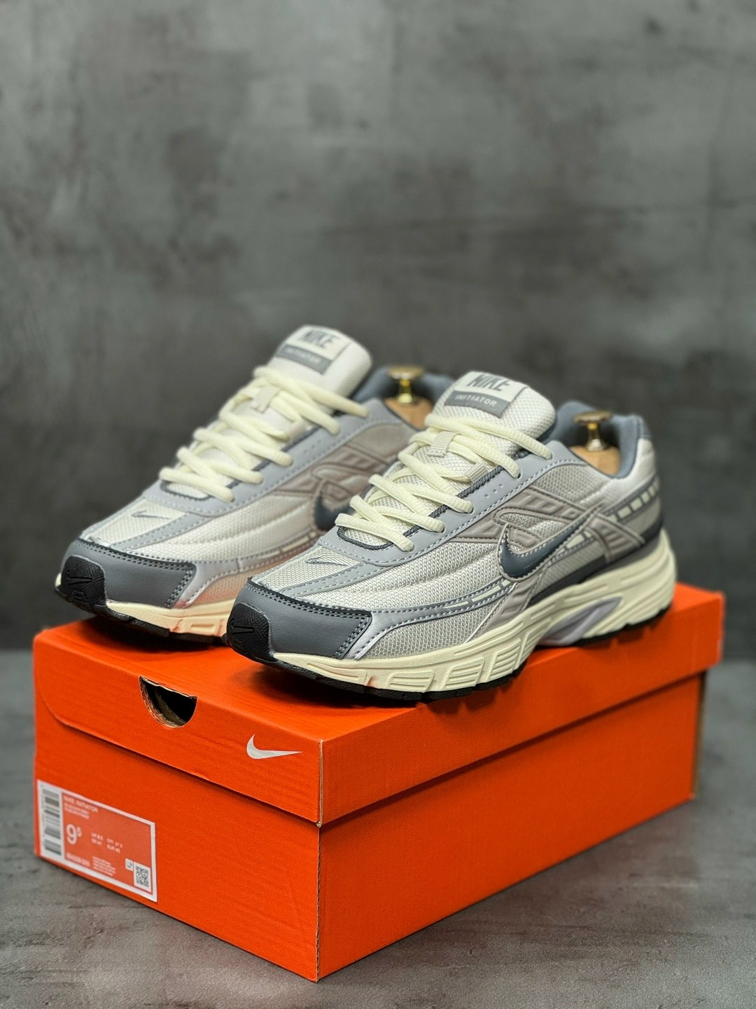 кроссовки nike initiator,кроссовки nike,кроссовки в стиле nike copy 1:1,кроссовки nike initiator для бега,кроссовки nike initiator grey