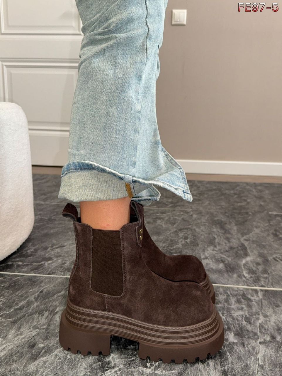 ботинки челси женские,ботинки челси на тракторной подошве берцы зимние millions fashion shoes цвет черный,ботинки челси,ботинки челси демисезонные,