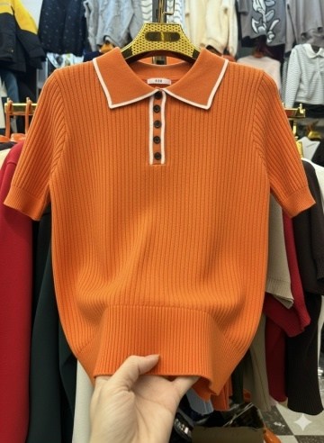 вязаная футболка,свитер поло,трикотажные футболки,летние футболки,свитер с воротником поло