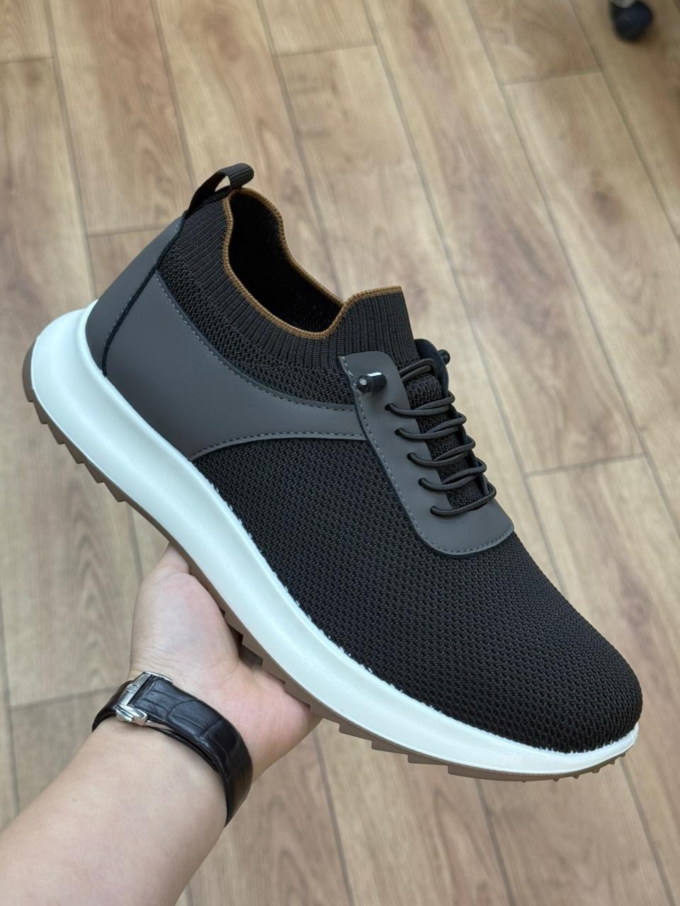 ,кроссовка мужской,мужские кроссовки,мужские текстильные кроссовки,черные кроссовки