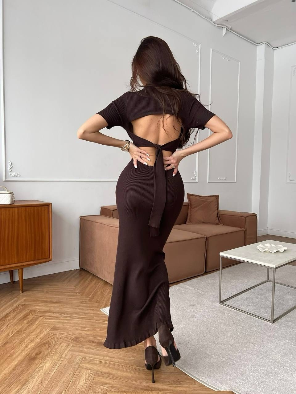 платье с открытой спиной,облегающее платье,трикотажное платье,платье,длинное платье