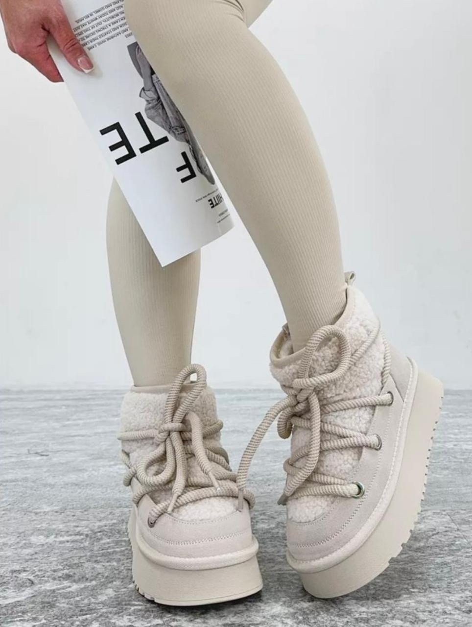 ,ботинки угги зимние натуральные на меху и платформе,угги женские,угги зимние на платформе,женские зимние угги дутики луноходы jergez