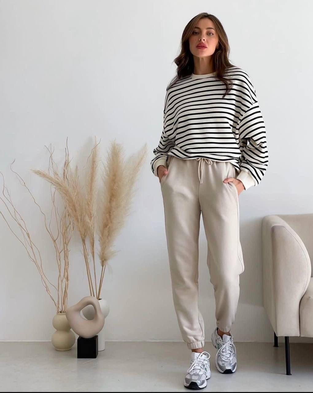 комплект свитшот полоска,джемпер в полоску,кофта в полоску,женская кофта,костюм женский двухнитка