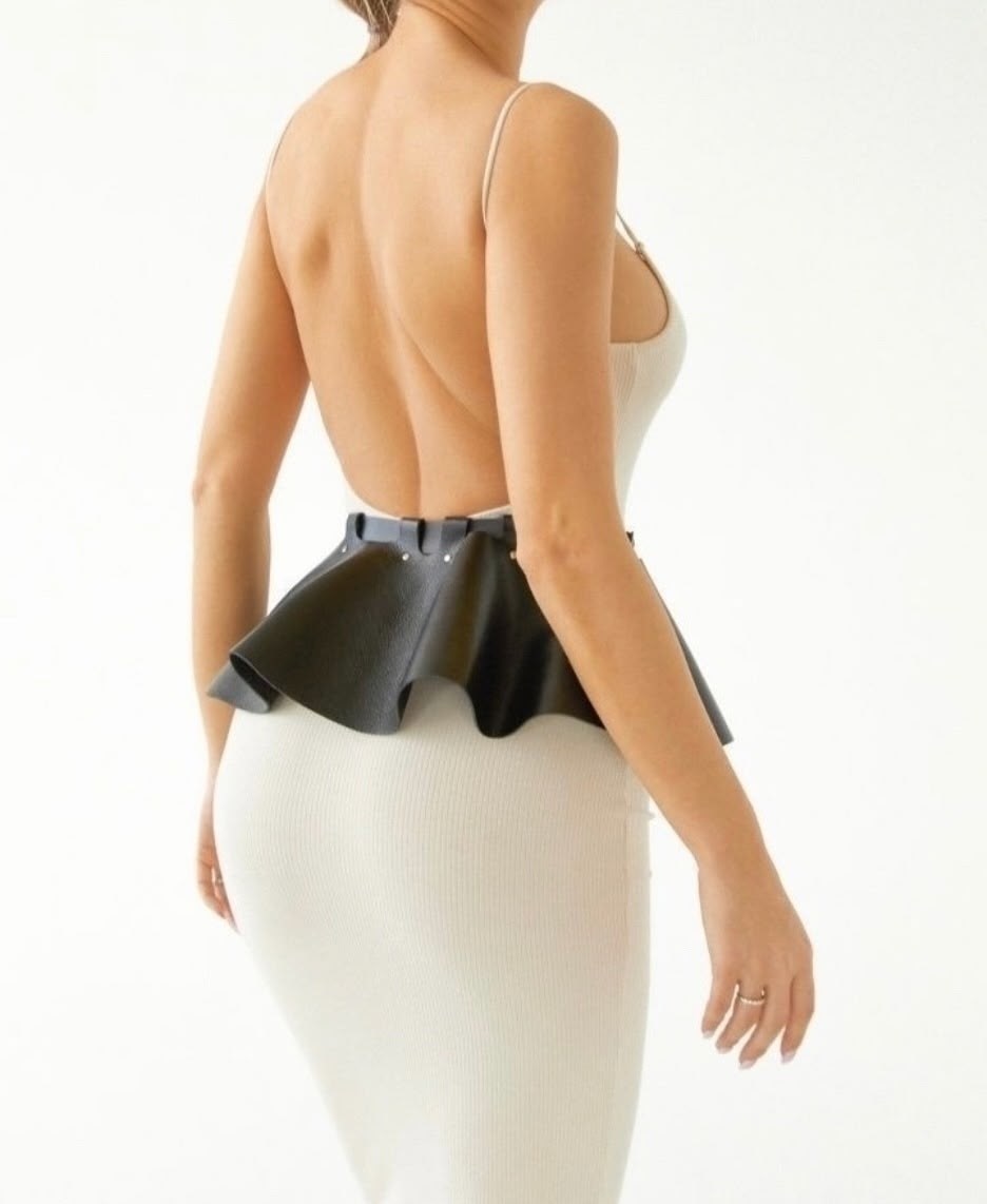 пояс-баска,пояс юбка,кожаная юбка с поясом,пояс на платье,кожаная с баской