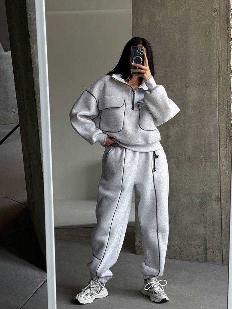 теплый костюм на флисе,костюм женский спортивный на флисе,костюм спортивный,спортивный костюм теплый с начесом trendy you,костюм на флисе оверсайз