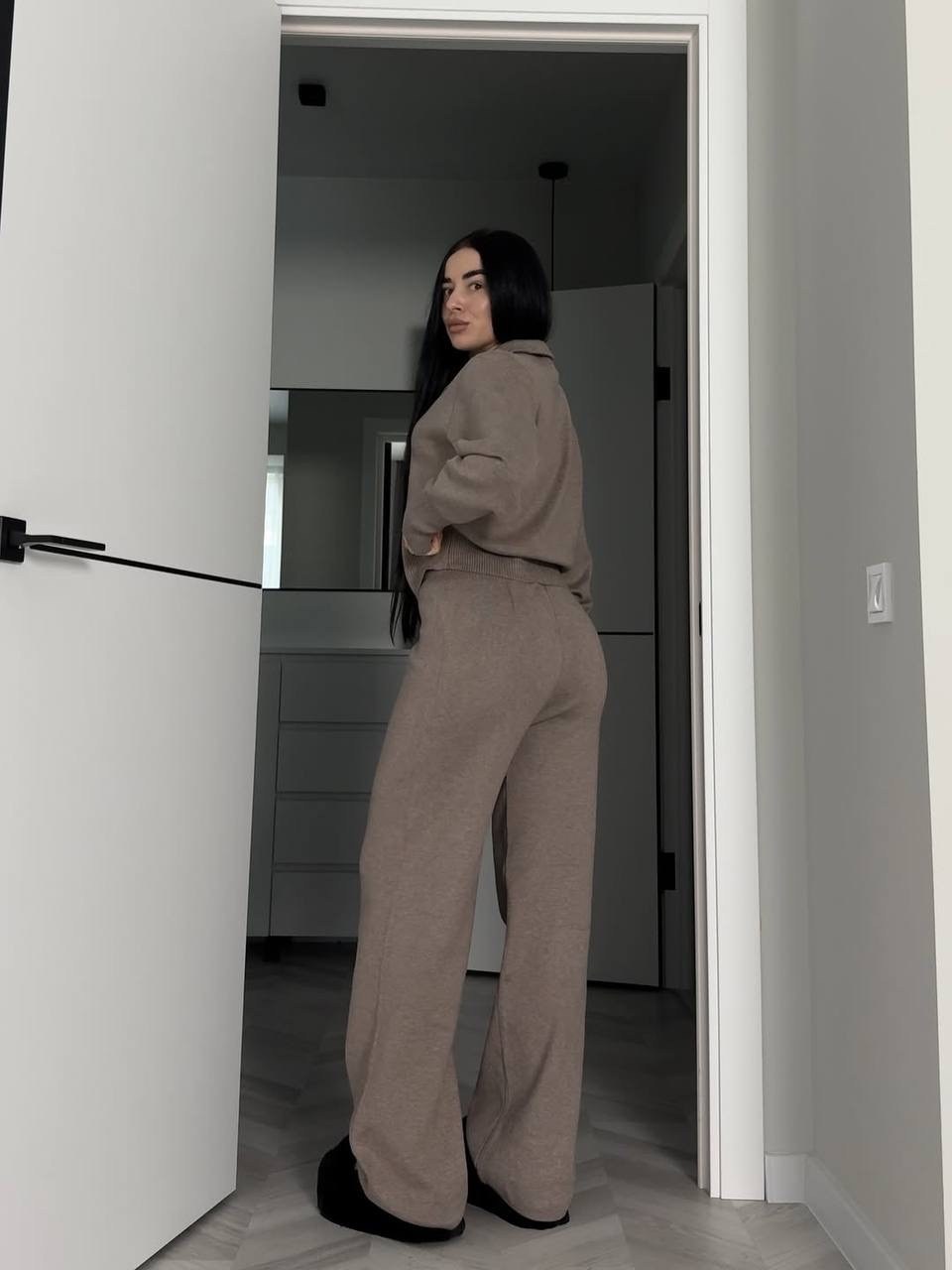 костюм трикотажный,костюм двойка кашемир,трикотажный костюм женский,вязаный костюм,женский вязаный костюм
