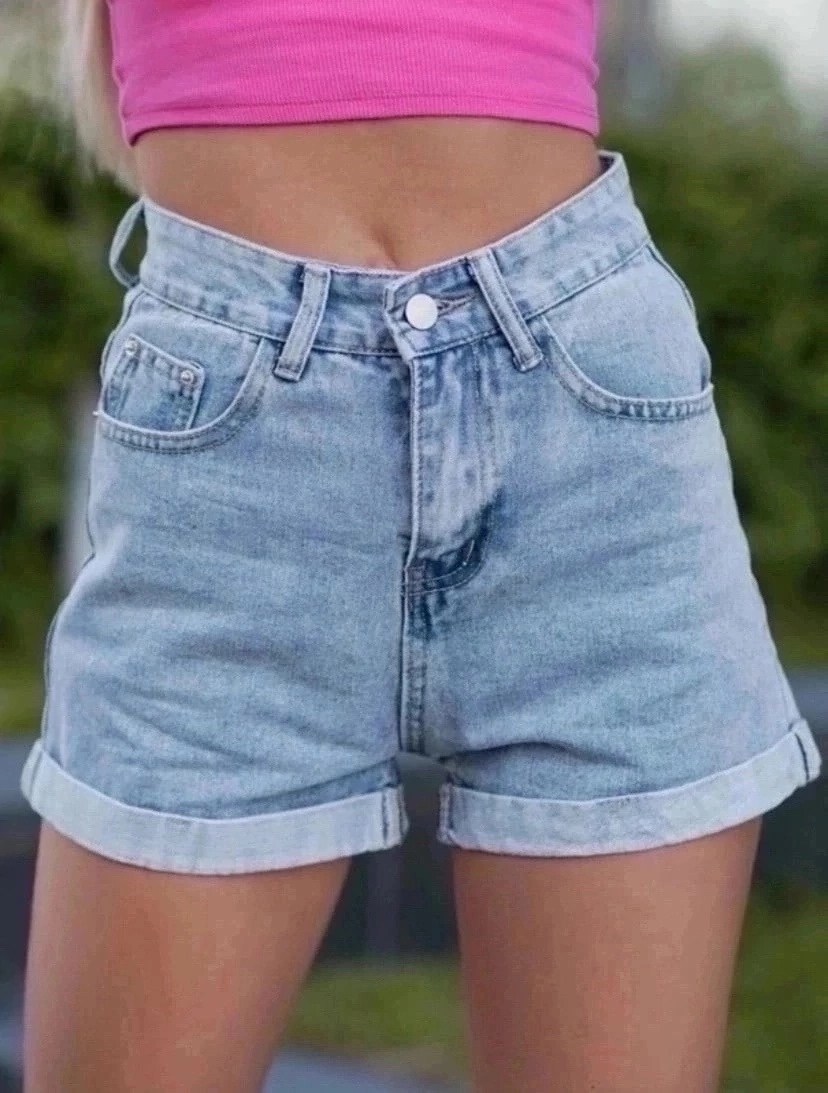 шорты джинсовые женские с высокой посадкой,шорты джинсовые,женские джинсовые шорты с завышенной талией,шорты женские летние джинсовые,шорты женские джинсовые
