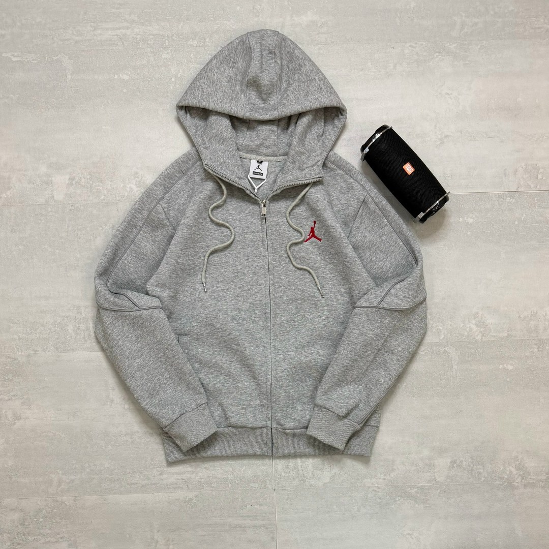 зип худи jordan серая,кофта джордан,толстовка,толстовка мужская,толстовка с капюшоном