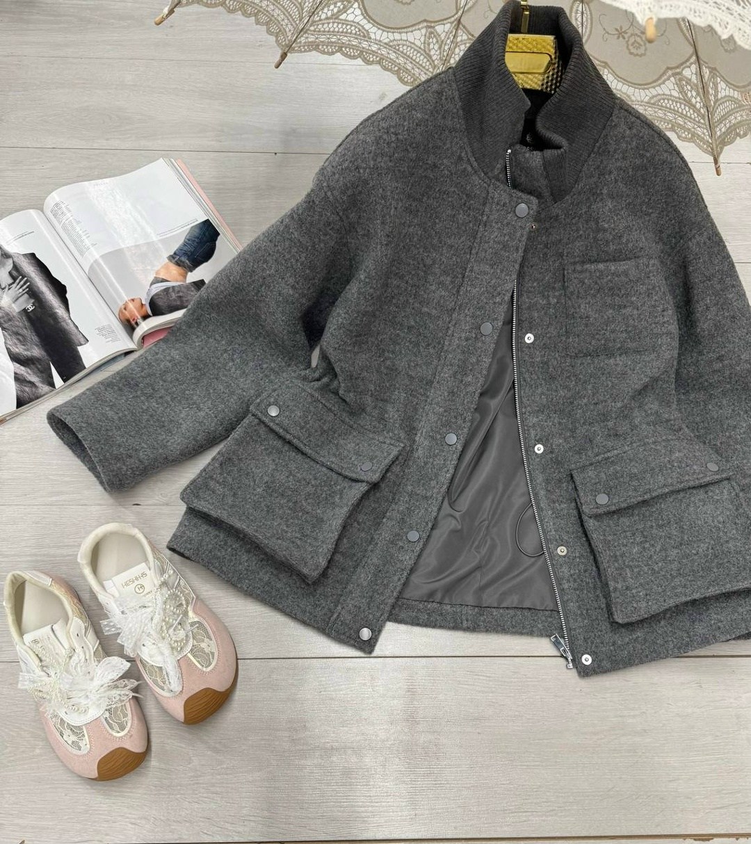 куртка демисезонная belek 243682852,стильная куртка,полупальто,куртка,легкая куртка