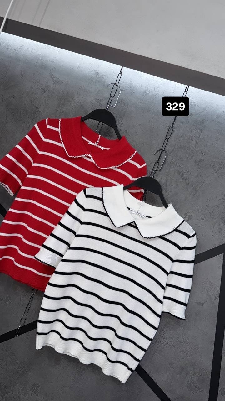 кофточка в полоску,кофта,кофточка,футболки с воротником,женская футболка-поло с короткими рукавами в полоску