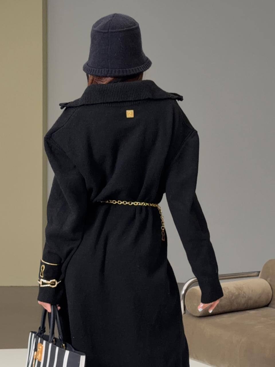женское шерстяное пальто с поясом длинное черное,пальто модное,пальто тренч,пальто черное,пальто женские