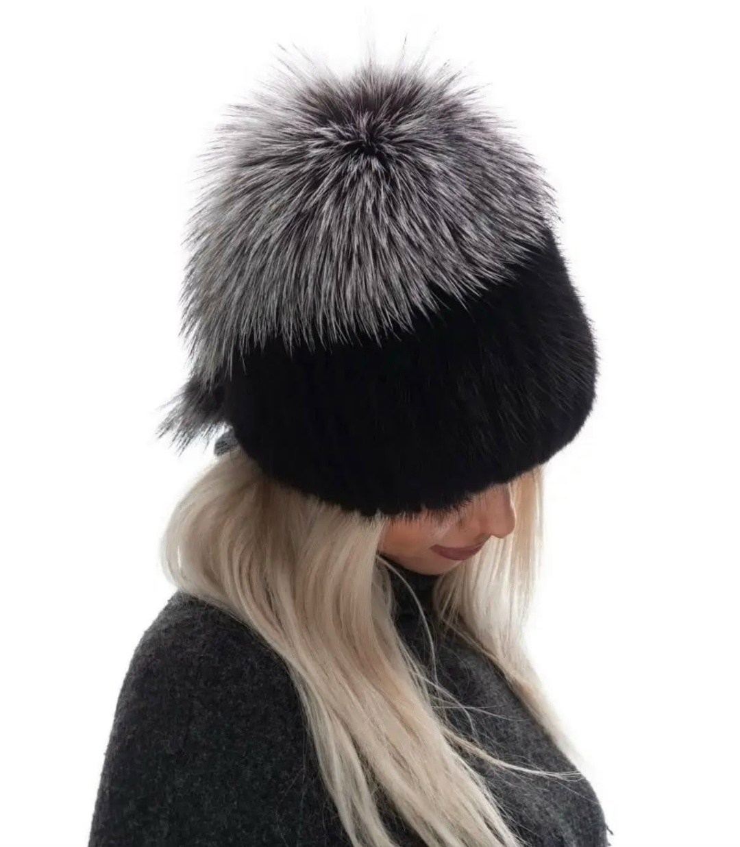 шапка меховая натуральная из ондатры,шапка меховая натуральная,теплая меховая шапка,шапка меховая,шапка женская меховая зимняя