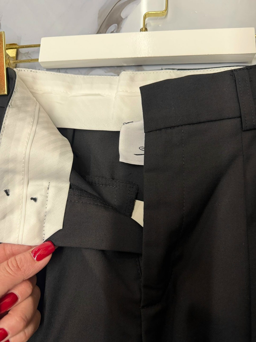 брюки elisabetta franchi черный,брюки emporio armani черный,черные брюки,брюки balmain,модные брюки