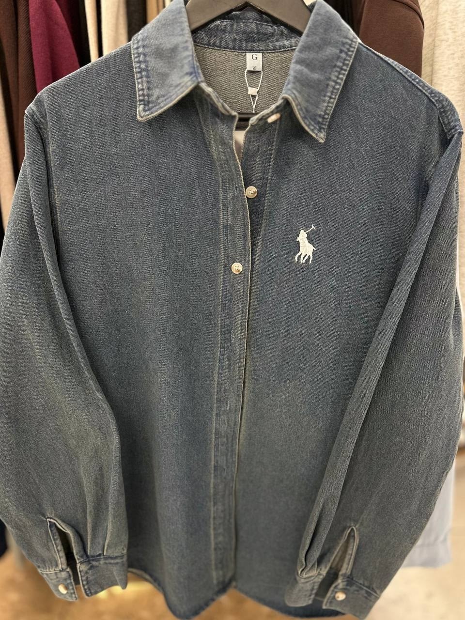 мужская джинсовая рубашка,джинсовая рубашка polo ralph lauren,джинсовая рубашка,рубашка polo ralph lauren,ralph lauren рубашка