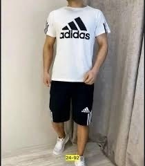 костюм мужской спортивный,костюмы спортивный adidas,костюм спортивный летний футболка и шорты,шорты футболка комплект мужской