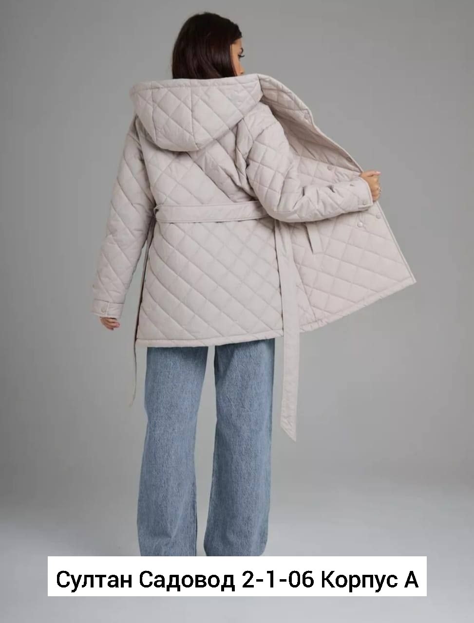 пальто стеганое с капюшоном демисезонное comokod,пальто с капюшоном стеганое демисезонное comokod woman,стеганая демисезонная куртка,пальто женское стеганое,куртка демисезонная женская