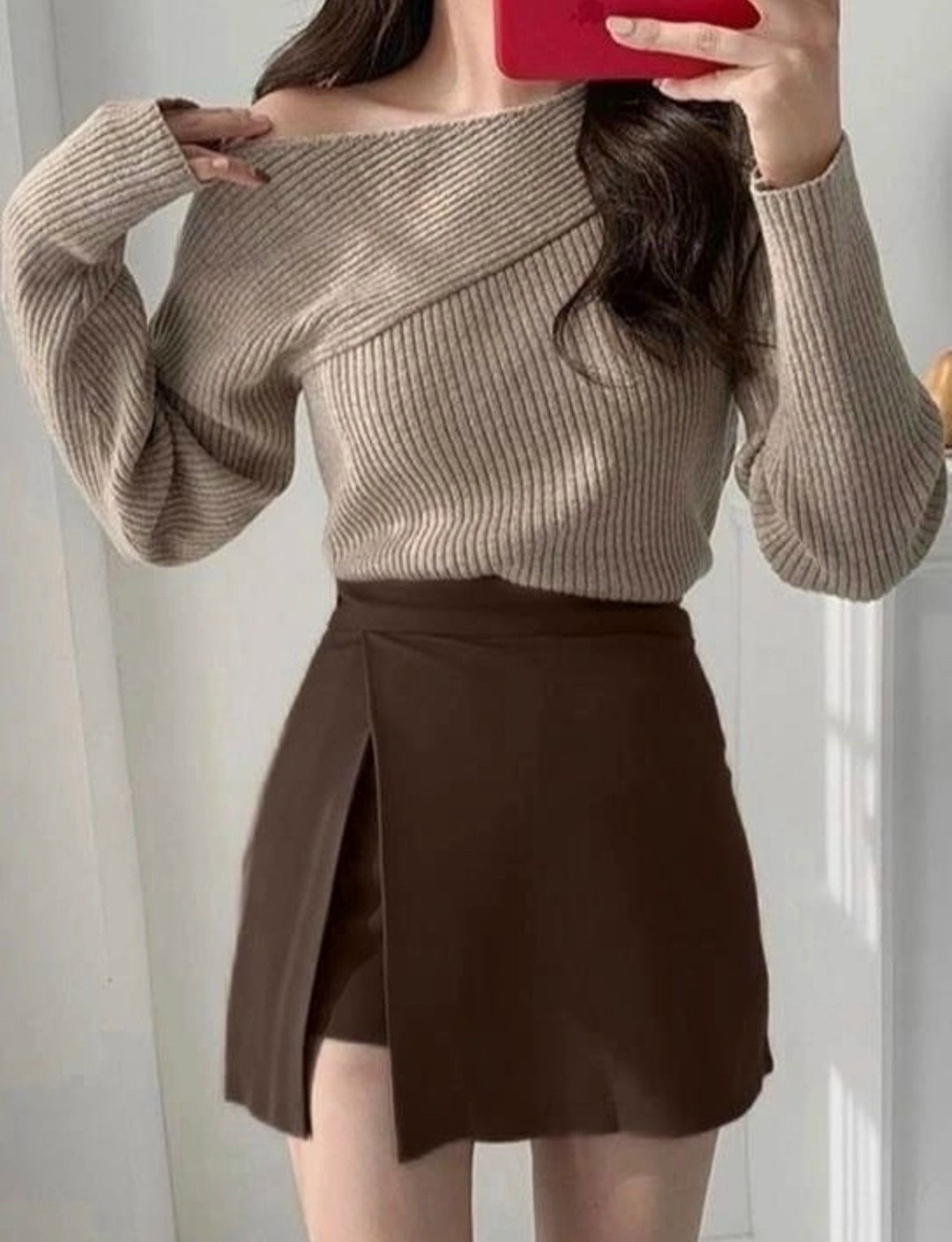 юбки модели,юбка,юбка с запахом,серая юбка,модная юбка