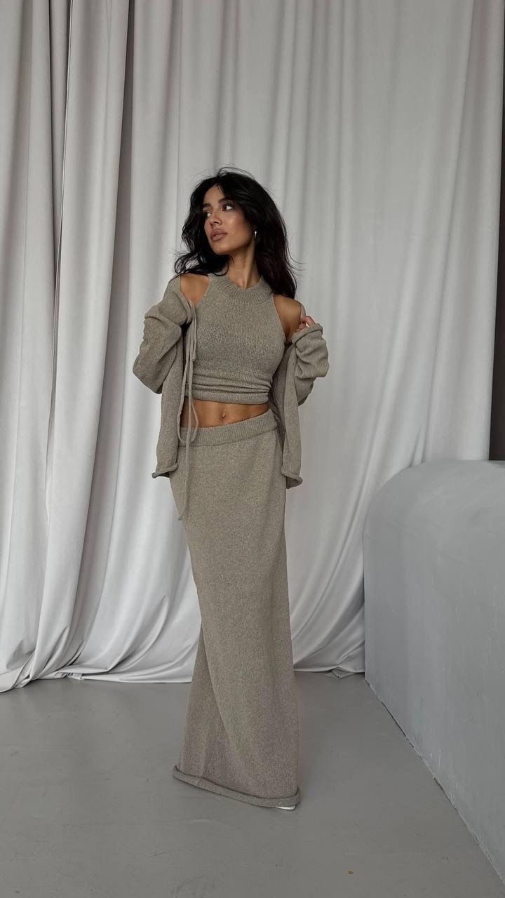 костюм классический,костюм повседневный,костюм с юбкой,женский костюм,теплый вязаный костюм с юбкой