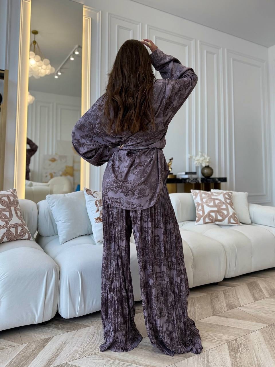 шелковый костюм,костюм классический,костюм с брюками,женский костюм,брючный женский костюм