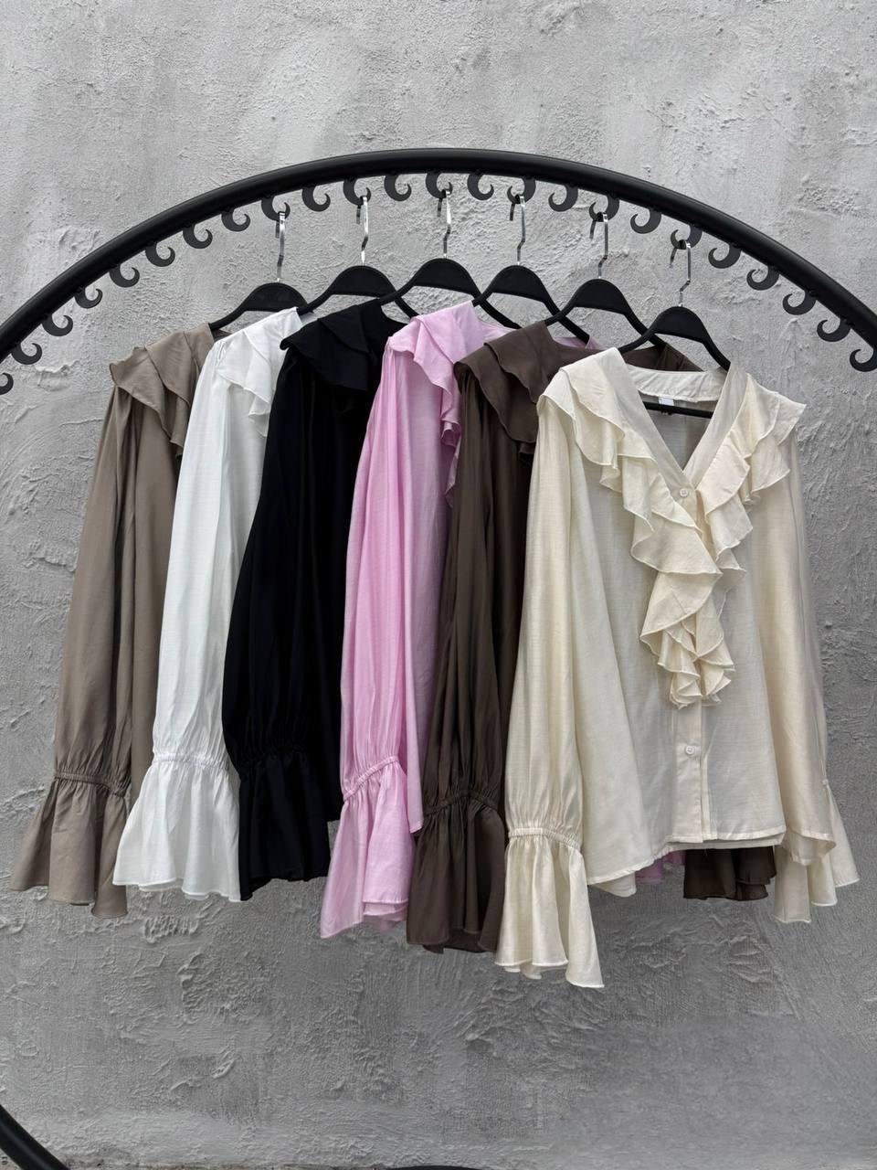 блуза с рюшами,белая блузка в стиле бохо "тая" с рюшами,блузка женская,белая блузка с рюшами,блуза