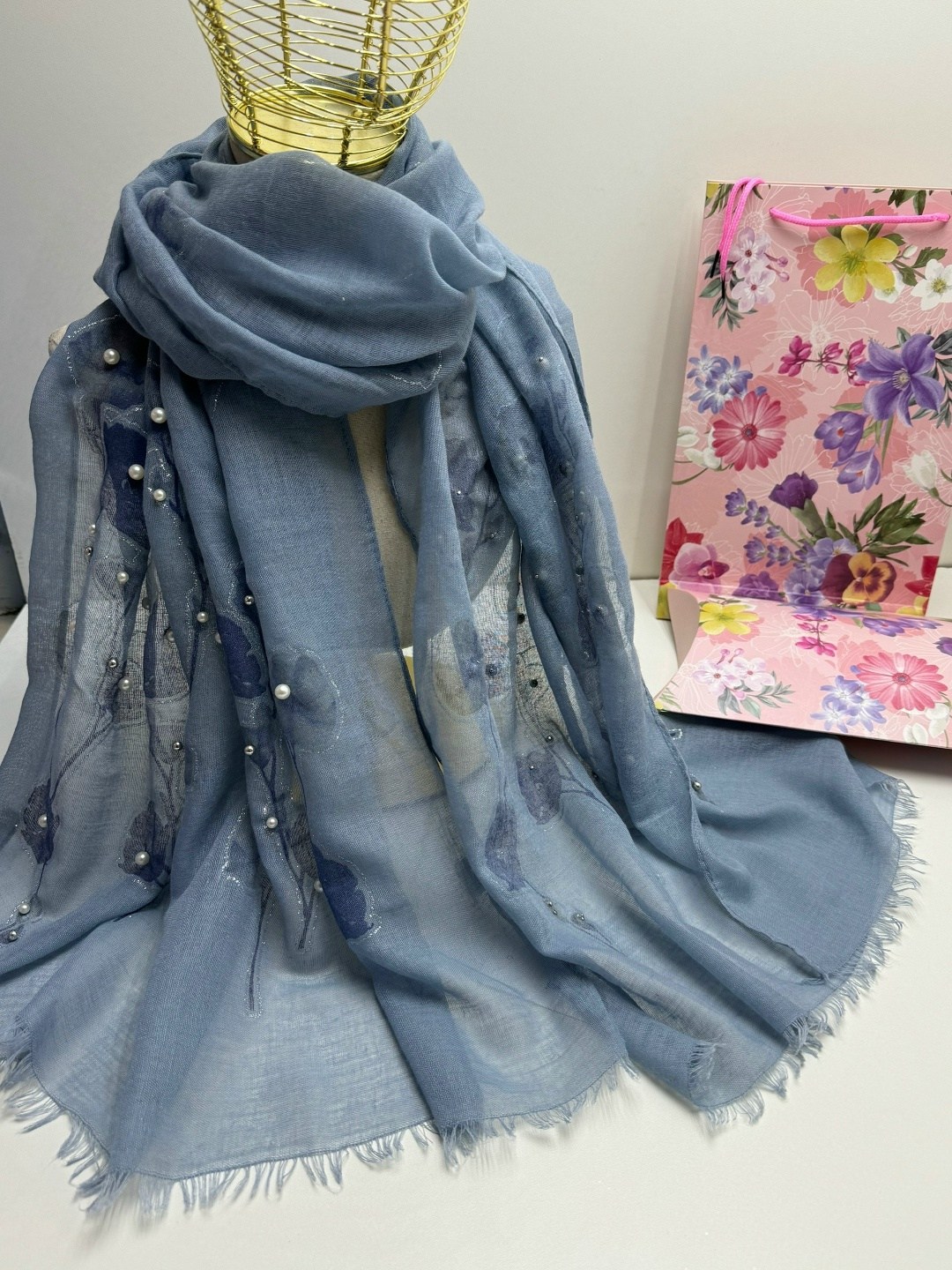 палантин женский,шарф женские,шарф с цветами,палантин,шарф шарфы