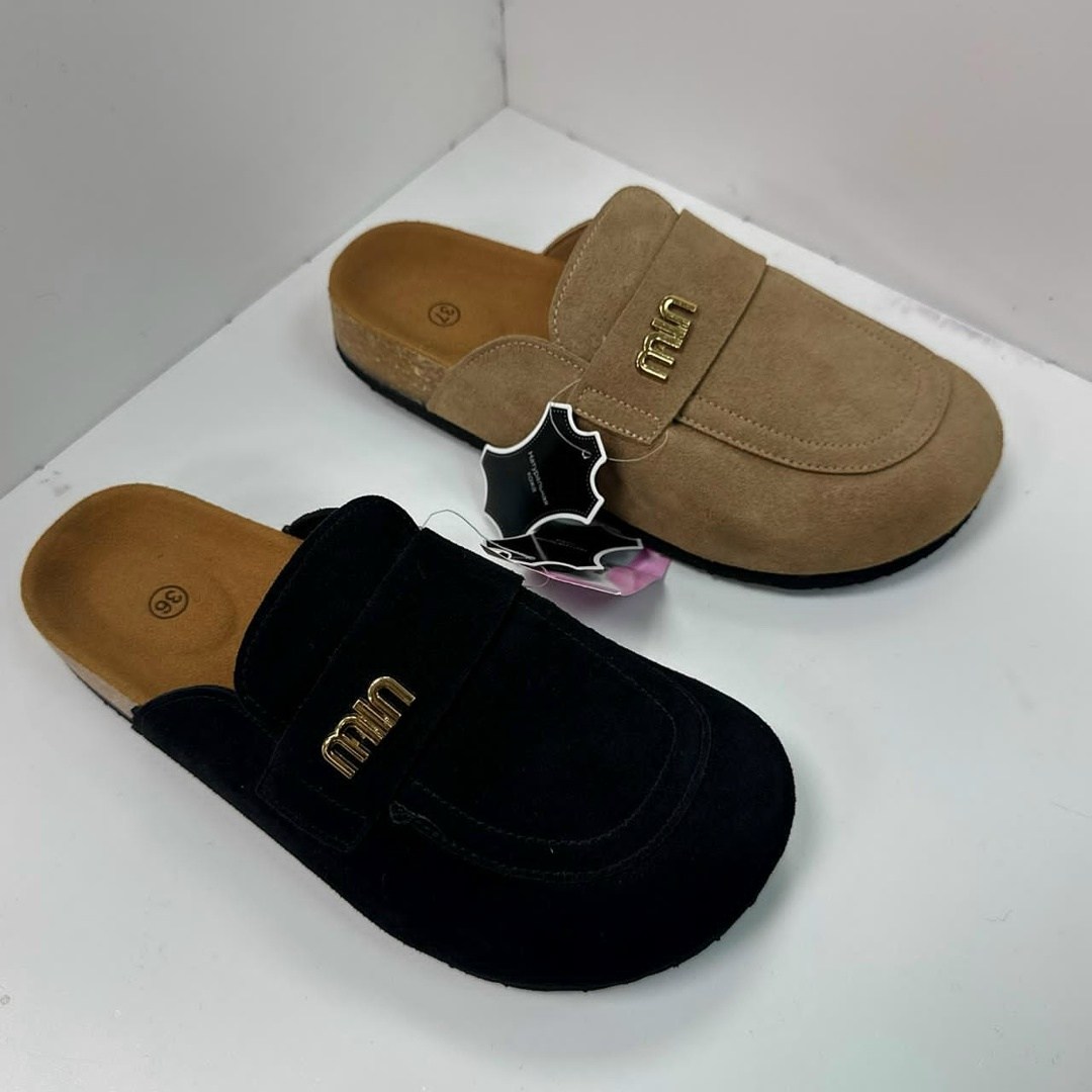 ,мюли сабо,мюли miu miu,сабо замшевые,женские шлепанцы