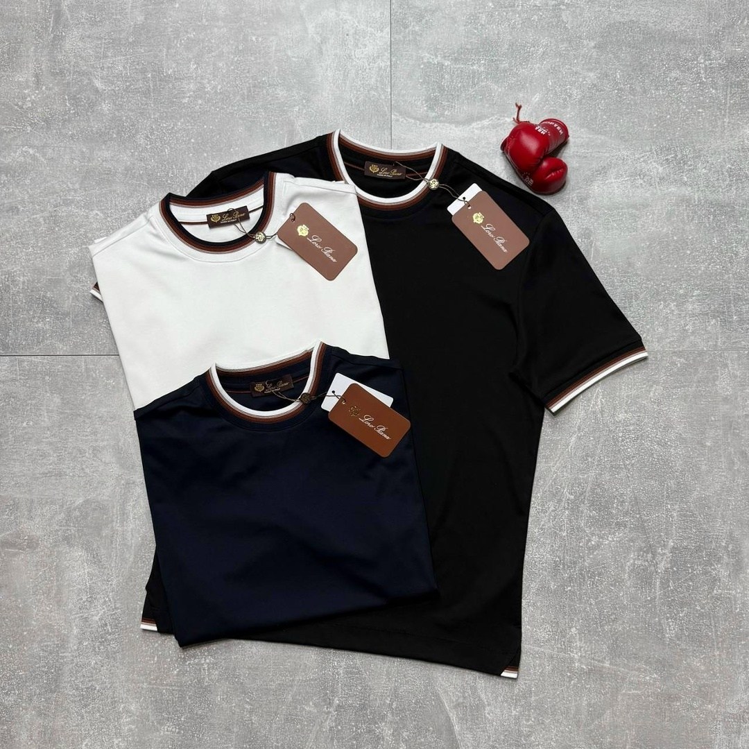 мужская футболка,футболки для мужчин,футболка loro piana,мужская футболка белая,футболка