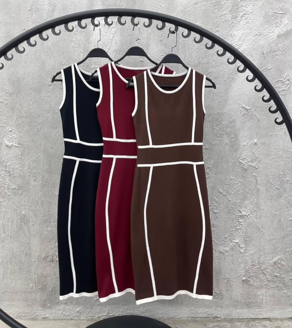 трикотажное платье,платье женское,облегающее платье,вязаное платье,платье