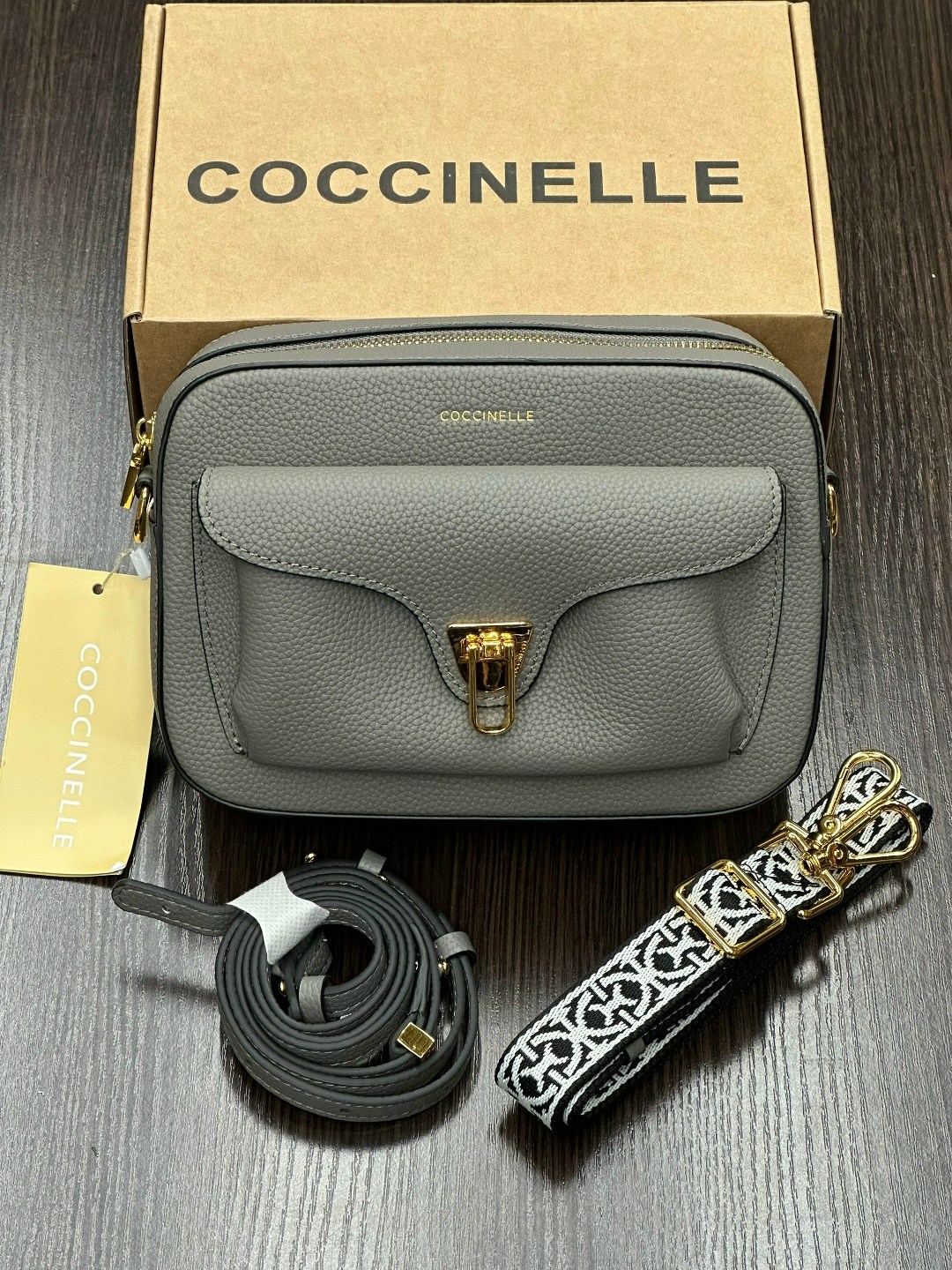 сумка coccinelle,сумка женская coccinelle,coccinelle beat soft,сумка кросс-боди coccinelle crossbody beat черный,сумка через плечо coccinelle