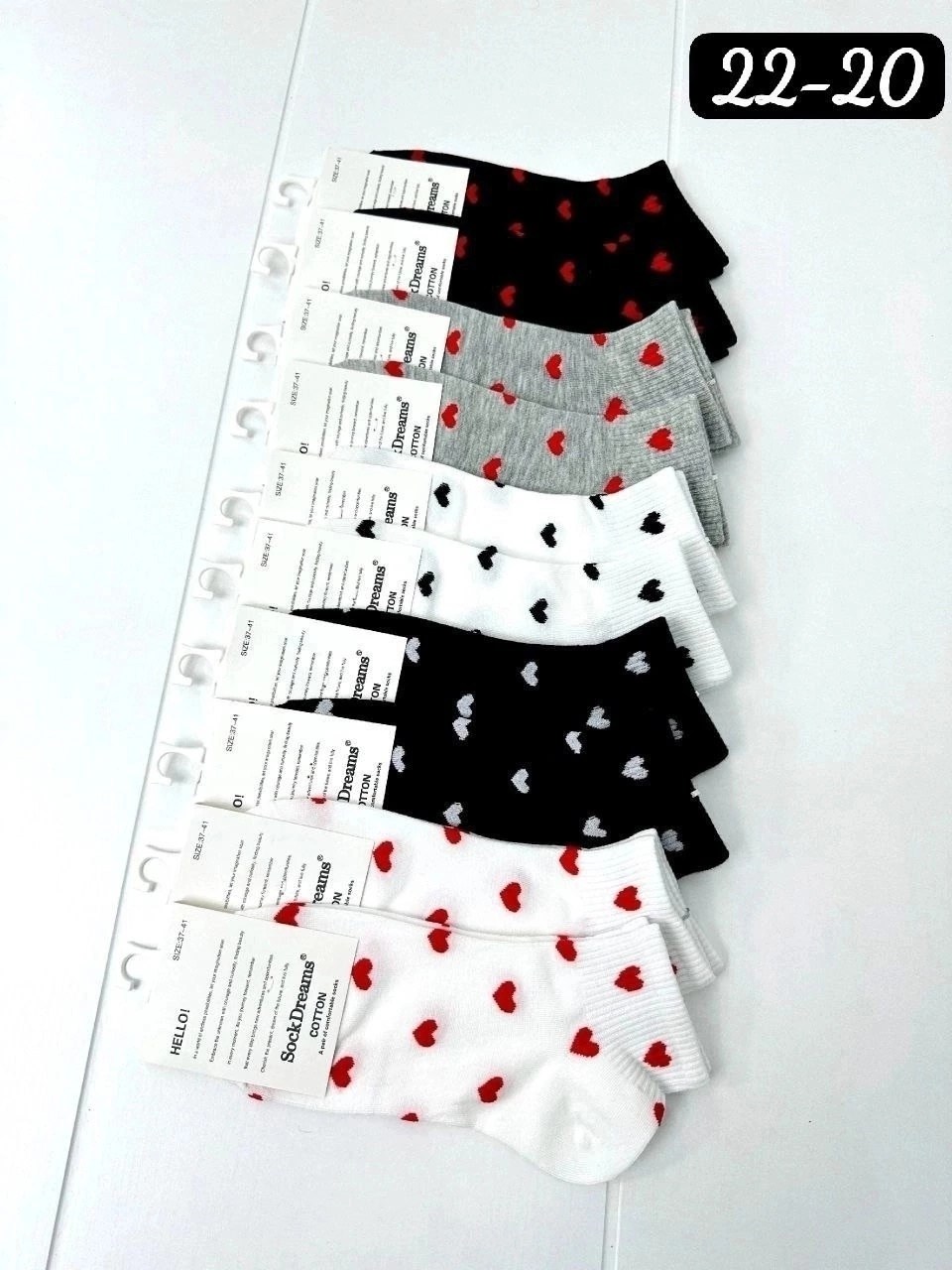 носки женские 10 пар,женские носки,носки женские короткие с сердечком,женские носки короткие,носки женские хлопковые