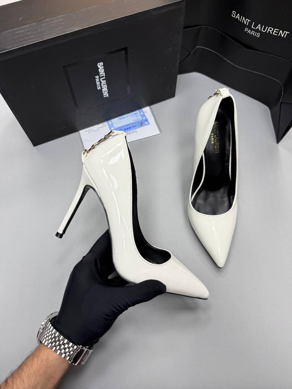 ,туфли yves saint laurent,туфли баленсиага лодочки,белые туфли,женская